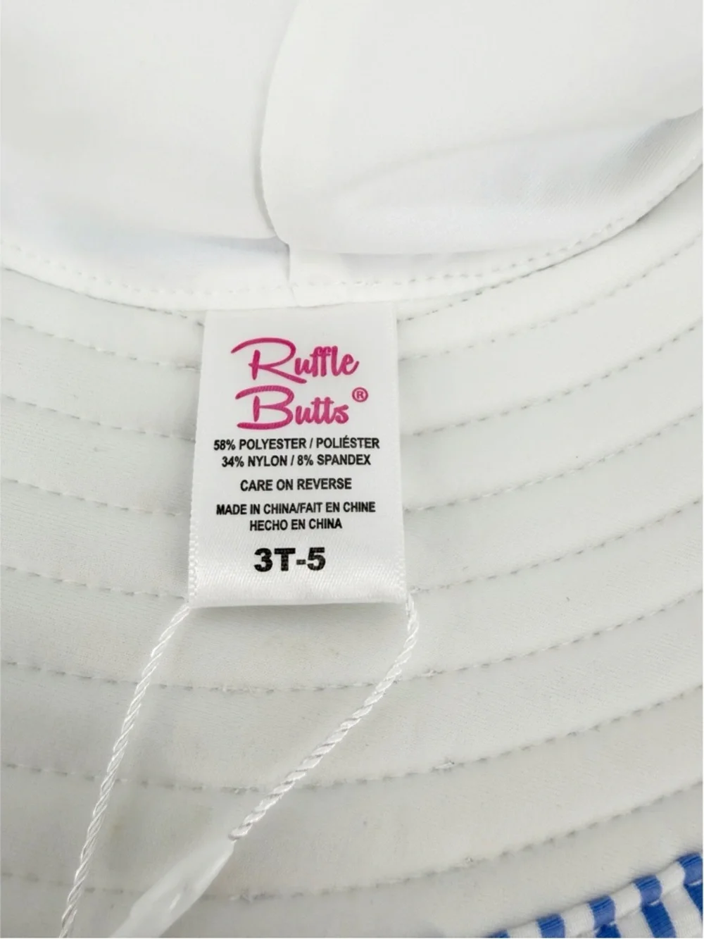 New Ruffle Butts Hat Size 3T - 5 Years